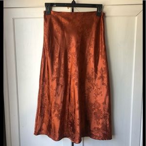 Rustic Orange Design Skirt